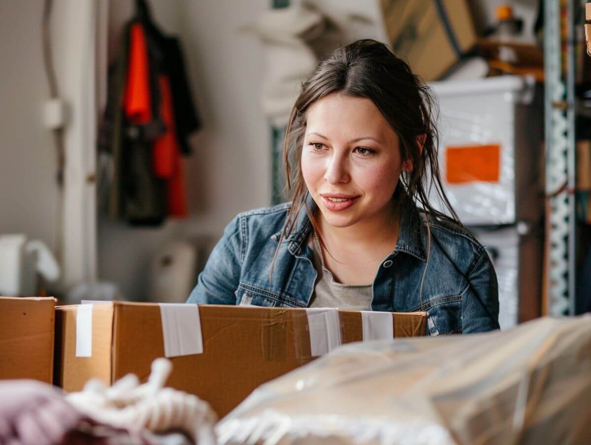 How To Start A Clothing Line 3 packing boxes to send to customers