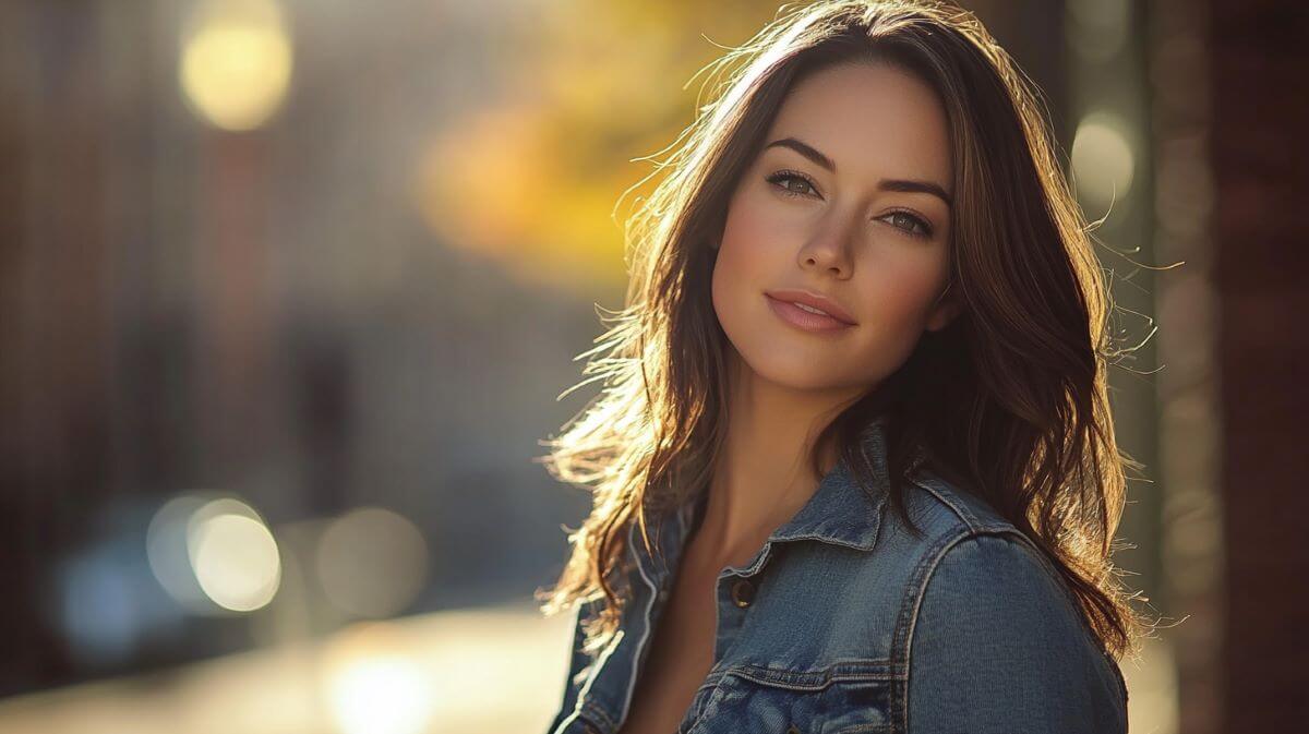 Autumn Trends Recommend by Vogue Editors 3 woman wearing denim jacket in autumn